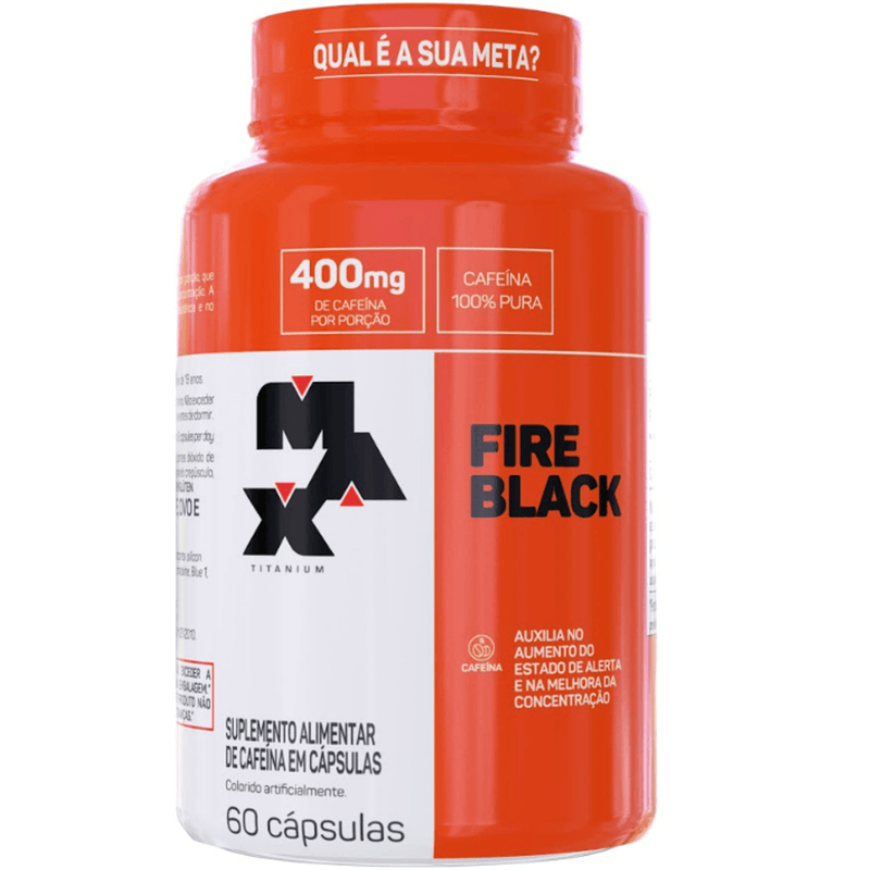 FIRE BLACK 60 CAPS - MAX TITANIUM