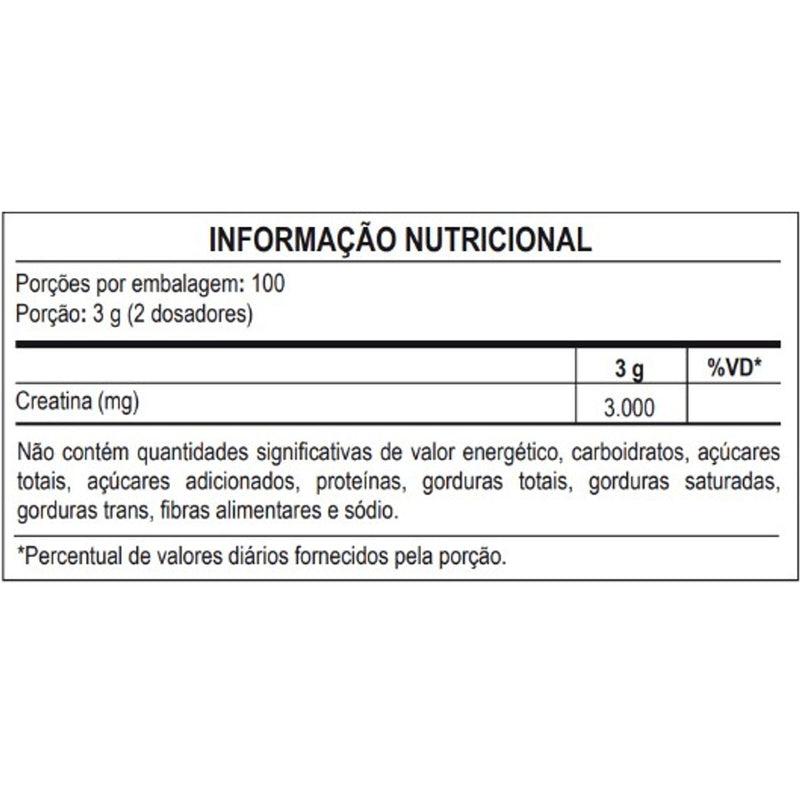 CREATINA MONOHIDRATADA 300G - PROBIÓTICA